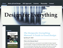 Tablet Screenshot of designforeverything.info